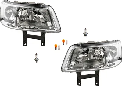Productafbeelding van Johns, koplampen geschikt voor VW Multivan T5 vanaf 04/2003, inclusief verlichtingsset. Set bestaande uit een linker- en een rechterkoplamp