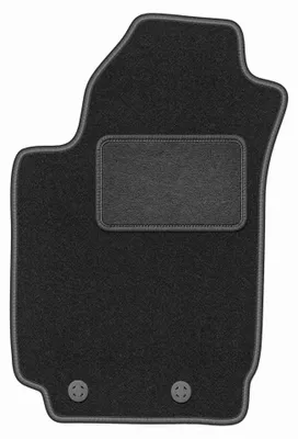Produktbild von Fahrermatte Velours für Fiat Stilo 2000-2008 (Schrägheck/Kombi) – 1-tlg, Graphit, passgenau – Wielganizator LUX