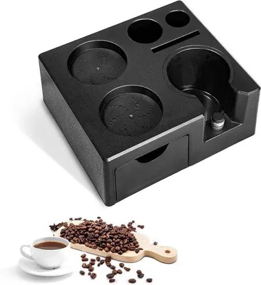 Produktbild von Kaffee-Tamper-Standard 51-58mm ABS-Basis mit Aufbewahrung