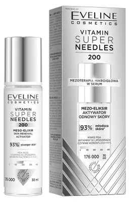 Immagine prodotto di Eveline Cosmetics Super Needles – siero, idratante, lenitivo