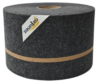 Produktbild von Sichtschutzstreifen zaun|zu Design-Vlies 50m Rolle Zaunblende Doppelstabzaun Anthrazit 50m