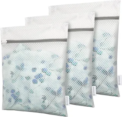 Produktbild von STILVORA Wäschenetz Verstärkter 3er Set, Schutzbeutel für Waschmaschine, Anti-Verformung Netzbeutel für BH, Kleidung, empfindliche Textilien, 30*40