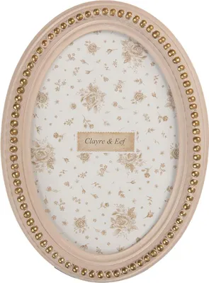 Image de Clayre & Eef Cadre photo 10x15 cm rose plastique
