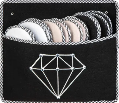 Obrázok produktu pre ONVAYA® ABS papuče pre hostí | diamant | sada 6 kusov | protišmyková podrážka | papuče | plstené papuče | veľkosť 36-45 papuče pre hostí
