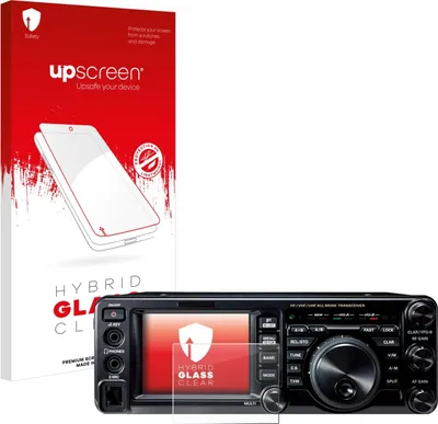 Produktbild von upscreen Schutzglas für Yaesu FT-991A Schutzfolie Panzer Folie Glas Display Schutz klar