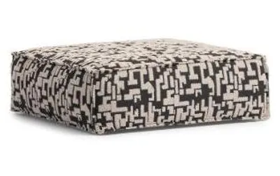 Image de Tabouret textile multicolore au design moderne