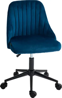 Produktbild von Fortuna Lai Bürostuhl Drehstuhl höhenverstellbar Wohnzimmerstuhl Schreibtischstuhl Blau mit ergonomischem Design