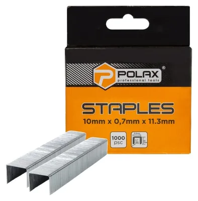 Produktbild von Polax Polsterklammern A/53 10 mm Tackerklammern 1000 Stück
