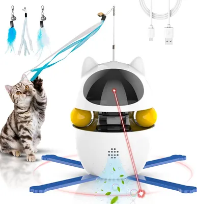 Produktbild von MODFU Elektrisches Katzenspielzeug, Tier-Intelligenzspielzeug Katzenspielzeug, lustige KEatze