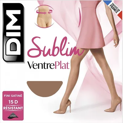 Imagen del producto de Medias para mujer, modelo Sublim, efecto vientre plano x1 | Transparente, efecto moldeador | Efecto estilizador en la cintura | Brillo natural | Comodidad y elegancia, marca Gazell