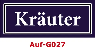 Produktbild von 2 Stück Gewürzaufkleber Kräuter 40x16mm Gewürzetiketten Sticker Lebensmittel (Auf-G027)