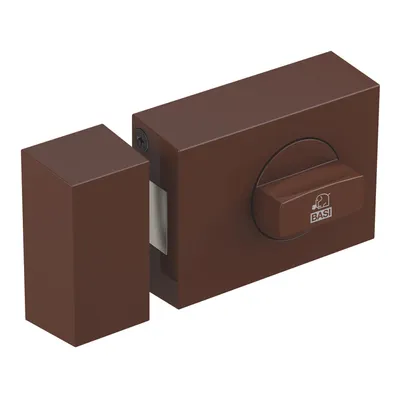 Produktbild von BASI - Türzusatzschloss - KS 500 - 60 mm - Braun - käntig - 1301-0204