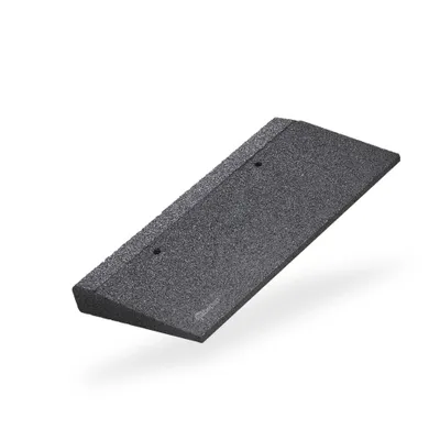 Image de bepco Rampe de trottoir, rampe de trottoir - noire, avec rondelles intégrées pour la fixation, chacune de 50 cm de long, 5 cm de haut