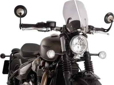 Zdjęcie produktu dla Szyba przednia PUIG Naked Touring lekko przydymiona do Triumph Bonneville Bobber