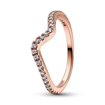 Produktbild von Pandora Damenring SPARKLING WAVE - RING - GRÖSSE 54