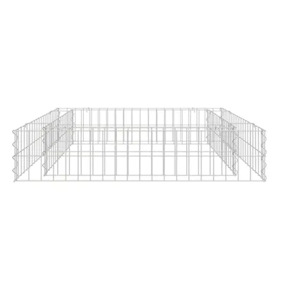Immagine prodotto di Gabbione Letto Rialzato in Acciaio Zincato 100x100x20 cm