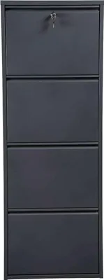 Obrázok produktu pre Skye Decor, Garda 4 - Anthracite, skriňa na topánky, antracitová, 100 % KOV, 50 x 15 x 137 cm