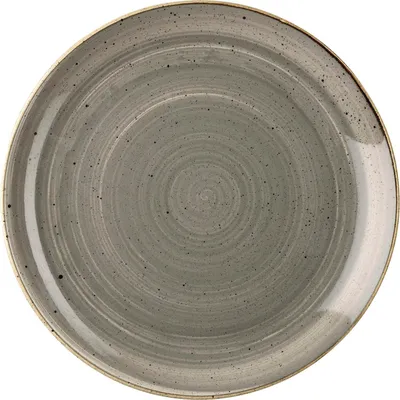 Produktbild von CHURCHILL Stonecast Peppercorn Grey Teller flach, coup, ø: 217 mm