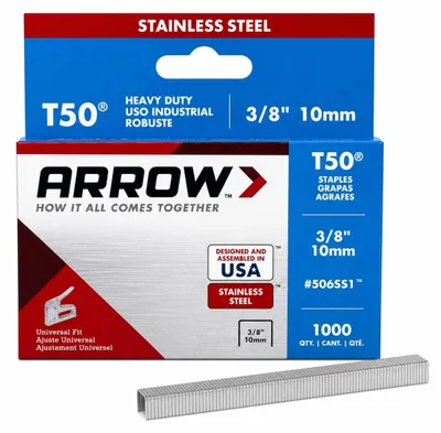 Image de Agrafes t50 Boîte de 1000 agrafes 10 mm
