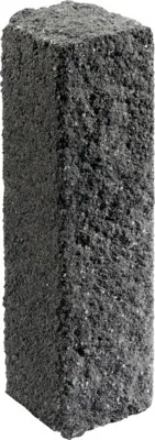 Produktbild von Rechteckpalisade Natura Ambiente basalt-schwarz 16 cm x 15 cm x 60 cm