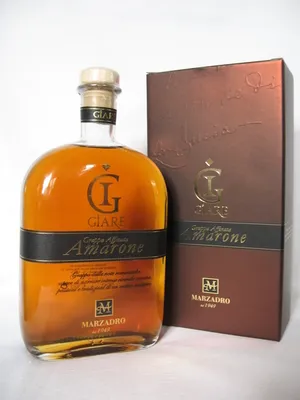 Produktbild von Marzadro Le Giare Grappa Affinata Amarone 700 ml.
