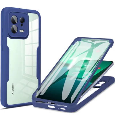 Obrázek produktu pro Xiaomi 13 Pouzdro, 360° Kompletní Ochrana s Vestavěným Chráničem Displeje pro Xiaomi 13 modré