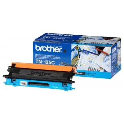 Image de Brother TN135C - Haut rendement - Cyan - Original - Cartouche de toner - pour Brother DCP-9040, 9042, 9045, MFC-9420, 9440, 9450, 9840, HL-4040, 4050, 4070