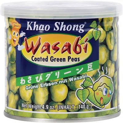 Zdjęcie produktu dla Groszek zielony z Wasabi 140g - Khao Shong