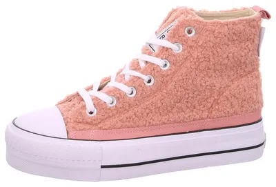 Image de Baskets montantes British Knights Kaya Mid Teddy, couleur rose, taille 39