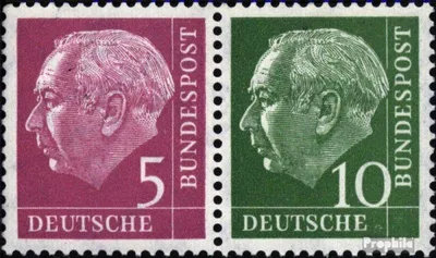 Produktbild von Briefmarken BRD (BR.Deutschland) 1958 Mi W19X gestempelt