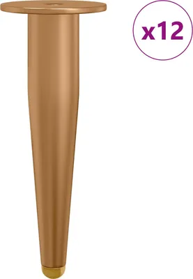Produktbild von Standfüße 12 pcs Gold 98 x 40 mm Eisen
