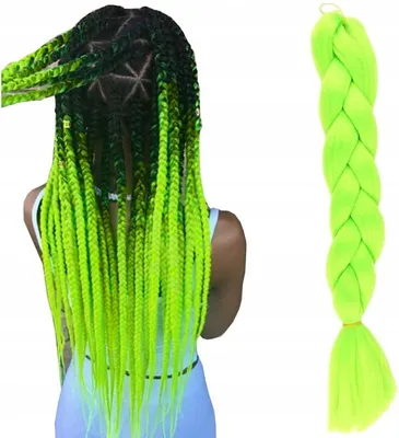 Zdjęcie produktu dla Flamenco Mystique Syntetické vlasy 120 cm husté jednobarevné limetkové WLS43
