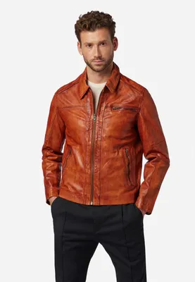 Produktbild von Herren Lederjacke Ricano SHELBY – cognac / S