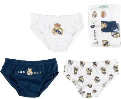 Produktbild von Cerda Group Real Madrid Slips 3 Einheiten Weiß,Blau 6-8 Years Jungen Weiß,Blau 6-8 Years