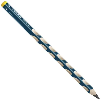 Produktbild von Ergonomischer Dreikant-Bleistift für Linkshänder - STABILO EASYgraph in petrol - Einzelstift - Härtegrad HB
