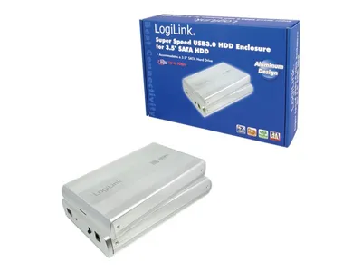 Obrázek produktu pro LogiLink UA0107A, 3.5", SATA, Serial ATA II, 5 Gbit/s, Vyměnitelný za provozu, Stříbrná