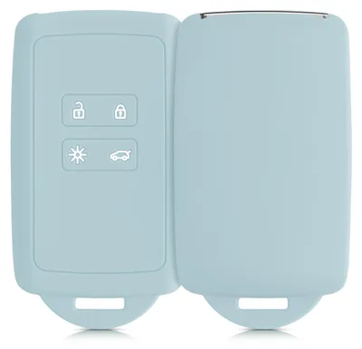 Produktbild von kwmobile Schlüsselhülle für Renault 4-Tasten Smartkey Autoschlüssel (nur Keyless Go) Hülle - Autoschlüssel Schlüssel Hülle aus Silikon -