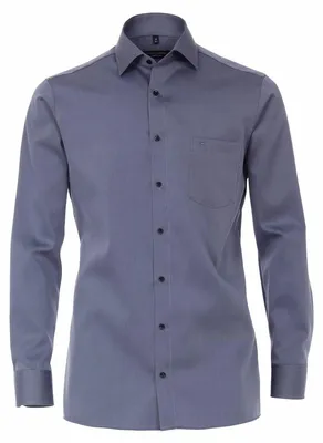 Produktbild von CASAMODA Herren Businesshemd 72er Langarm Comfort Fit Blau 52