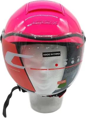 Produktbild von CGM Kinder Helm Helme Mini Jethelm Fuchsia YS 48cm American Lizenz Anpassbar Komfort