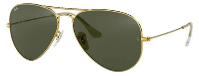 Zdjęcie produktu dla Okulary przeciwsłoneczne typu "aviator" z złotymi soczewkami