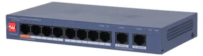 Zdjęcie produktu dla Dahua CS4010-8ET2GT-60 Przełącznik sieciowy Gigabit Ethernet L2