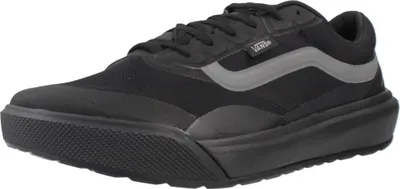 A black Vans Ultrarange 2.0 RW shoe is shown from a side angle against a white background.