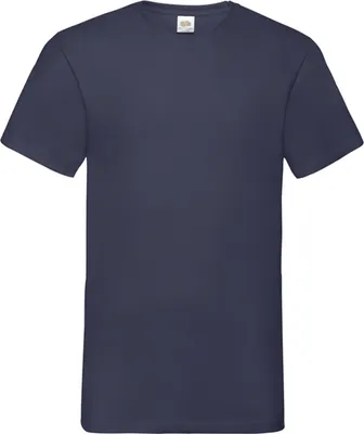 Immagine prodotto di Fruit of the Loom - T-shirt "Valueweight" con scollo a V da uomo FK3313 (XL) (blu navy)