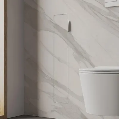 Produktbild von Kronenbach Cube Design WC-Modul - Unterputzmodell 15,4 x 80,3 cm, Türanschlag links