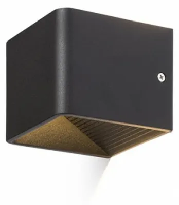 Obrázek produktu pro ONYX nástěnná černá 230V LED 5W 3000K