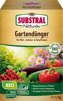 Produktbild von Substral Naturen Gartendünger für Obst-, Gemüse- und Zierpflanzen - 1,7 kg