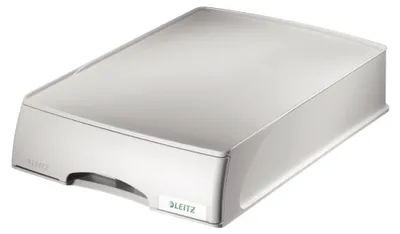 Produktbild von Leitz Briefablage Plus 52100085 DIN A4 stapelbar PS grau