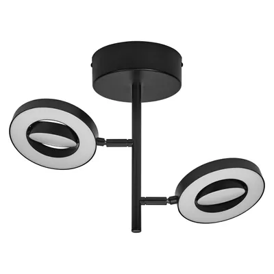 Zdjęcie produktu dla LEDVANCE DECOR SPOT SATURN, 21W, 465lm, czarny, reflektor, regulowane głowice, wszechstronny, reflektor wewnętrzny, 3-stopniowa regulacja temperatury barwowej, wysokiej jakości obudowa