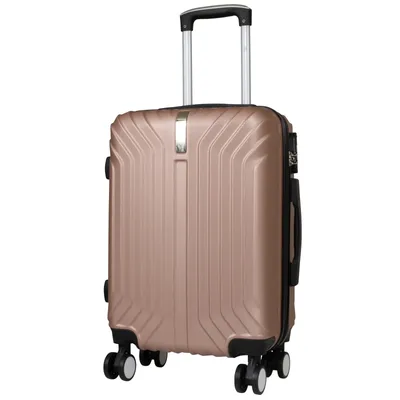 Produktbild von Kleiner Handgepäck Reisekoffer Palma24 39L Hartschale Trolley ABS roségold