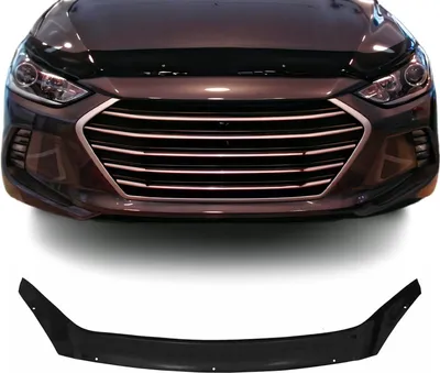Obrázok produktu pre Deflektor kapoty proti hmyzu pre Hyundai Elantra 2016-2021 Dark